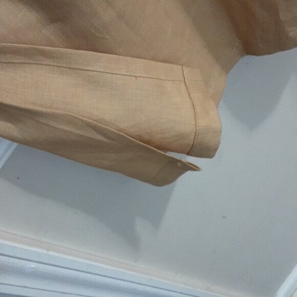 Vintage The primary linen maxi dress khakis button down women 10 vacation casual - Picture 6 of 11